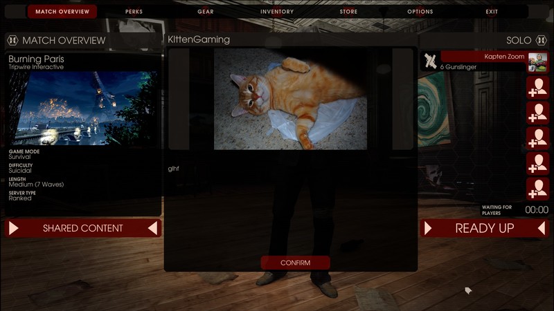 Killing Floor 2 lobby screenshot
